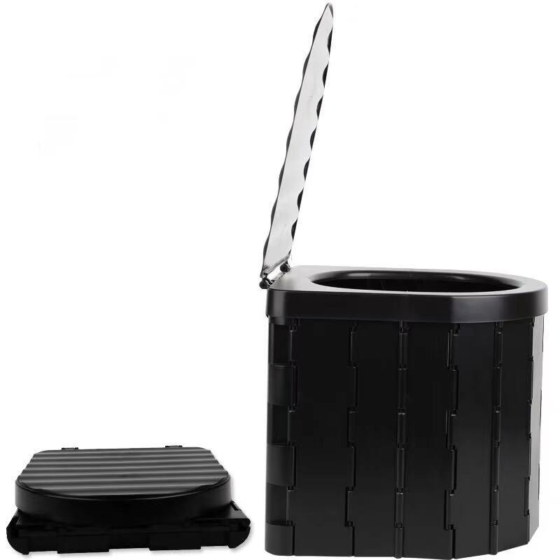 Portable Car With Cover Folding Toilet