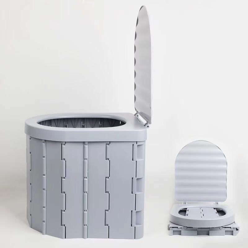 Portable Car With Cover Folding Toilet